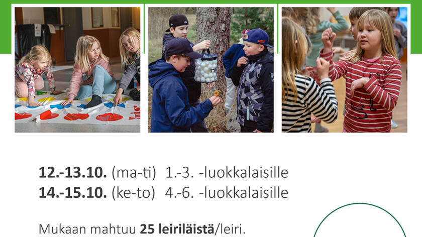 Syysleirit Lehtoniemessä